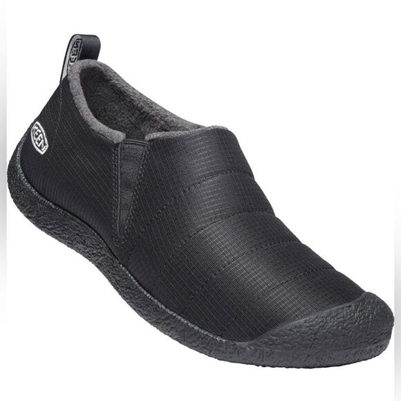 KEEN Howser II Triple Black Quilted Textile Micro Fleece Lined Slipper Shoe main image 15